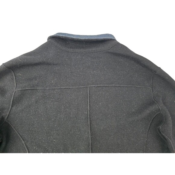 Maurizio Baldassari Brera Reversible Knit Wool Swacket Blazer Cardigan 52 M - Picture 11 of 16